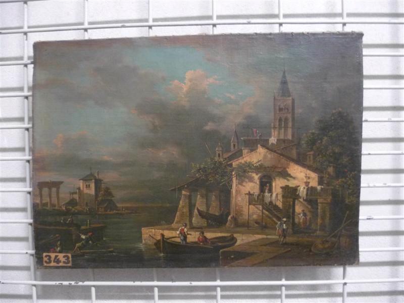 Maisons au bord de la mer, Giovanni Migliara, 1837