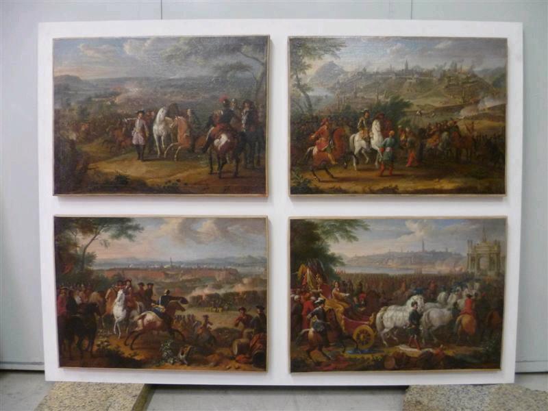 Entrée triomphale du prince Eugène, Jean-Baptiste Martin, 1717