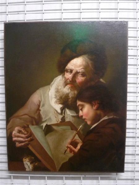 Le maître de dessin (copie ancienne), Domenico Maggiotto, 18e siècle