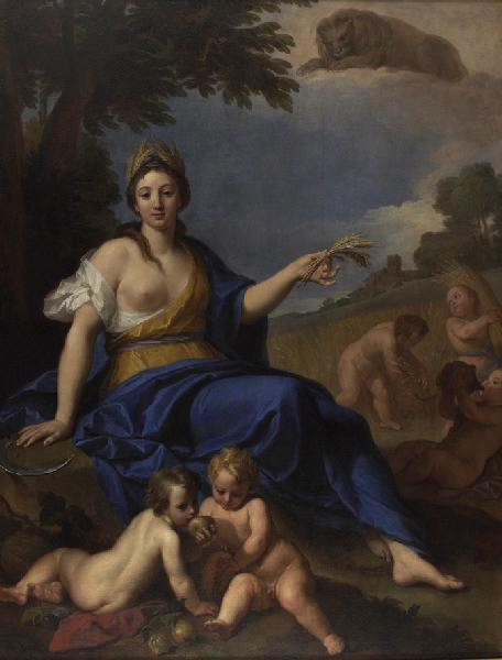 Céres : allégorie du mois d'Août ; l'été, Louis Boullogne, 1699