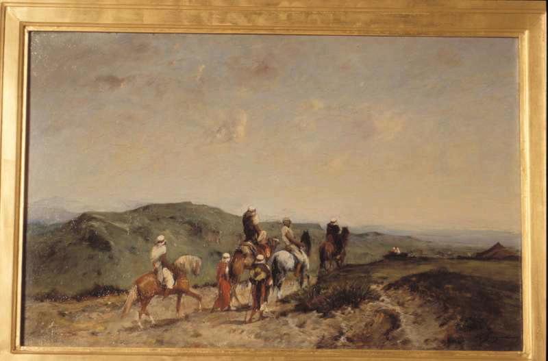 Cavaliers arabes, Victor Pierre Huguet, 1888