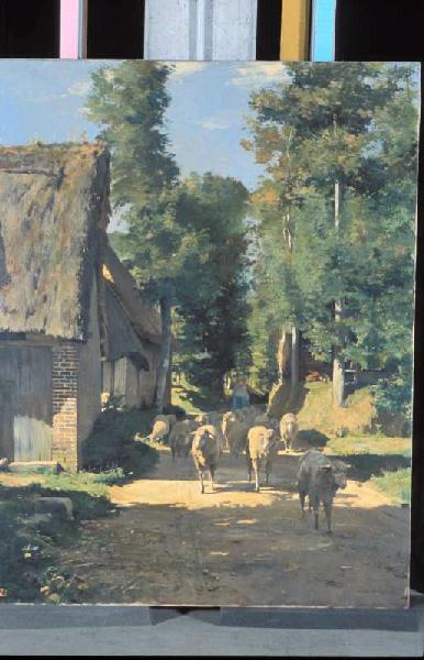 Un chemin au Mesnil, Julien Dupre, 1891