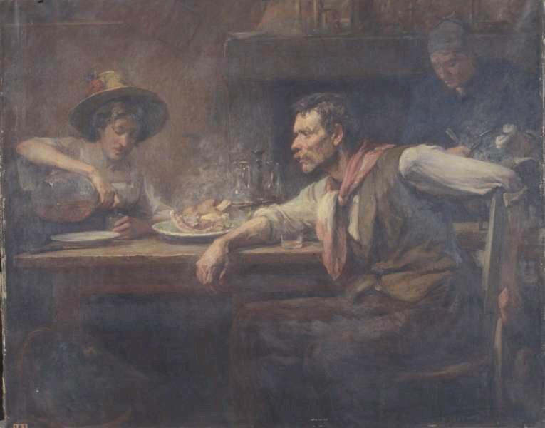 Retour des champs, Charles Denet, 1907