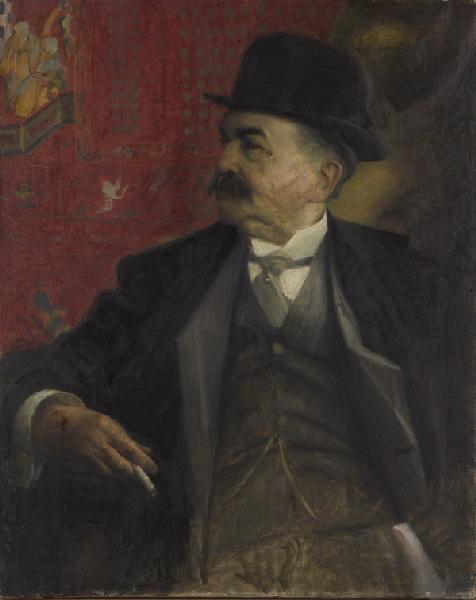 Portrait d'homme en buste, Jean Joseph Weerts, 1921