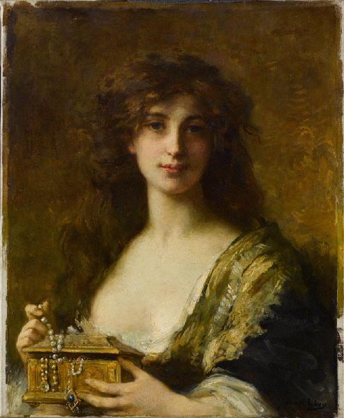 Tête de femme, Henri Léopold Levy, 1904 avant