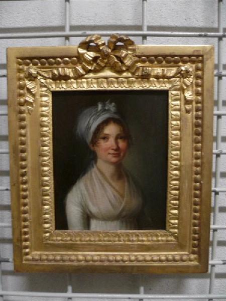 Portrait de femme, Henri Nicolas Van Gorp, 1819 avant