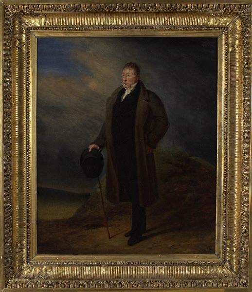 Portrait en pied du Général Lafayette ; dit autrefois le Général Lafayette en tenue civile, Ary Scheffer, 1823