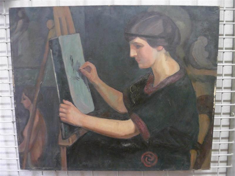Portrait de Mademoiselle L, Marie Ritleng, 1921