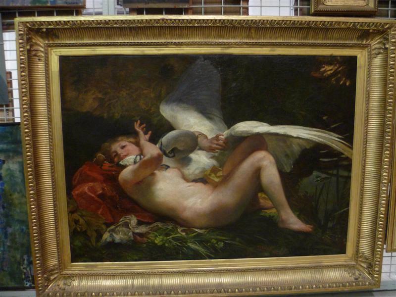 Léda, Léon Riesener, 1840