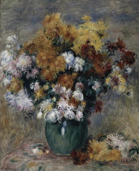 Bouquet de chrysanthèmes — Pierre-Auguste Renoir