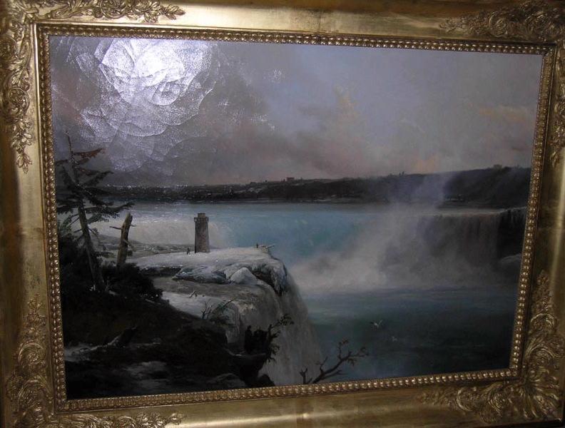 La grande cataracte du Niagara (Amérique). Effet d'hiver, Jean Charles Joseph Remond, 1837-1875