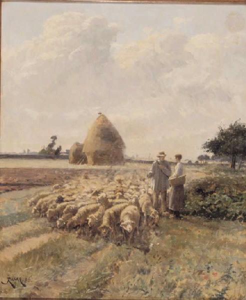 Dans les champs, Jules Rame, 1886