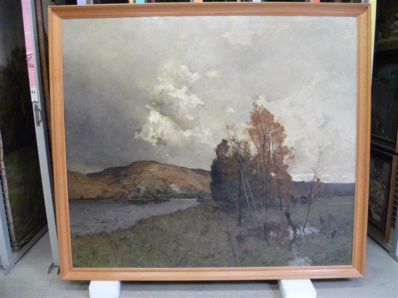 La Seine à Poses, Léon Germain Pelouse, 1890