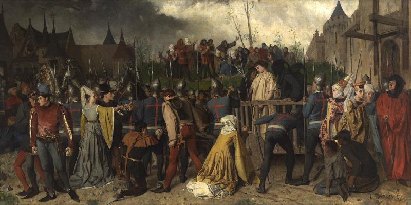 Jeanne d'Arc allant au supplice ; Rouen, 1431 ; Jeanne d'Arc conduite au supplice_0