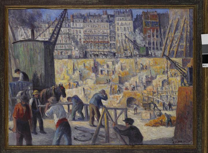 Chantier de construction ; Vue de Paris (autre titre)_1