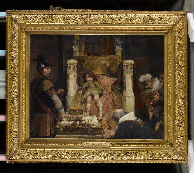 Hommage à Clovis II, Albert Maignan, 1883