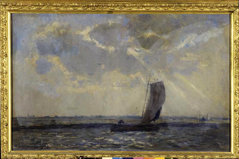 Canal en Hollande, Charles Albert Lebourg, 1896