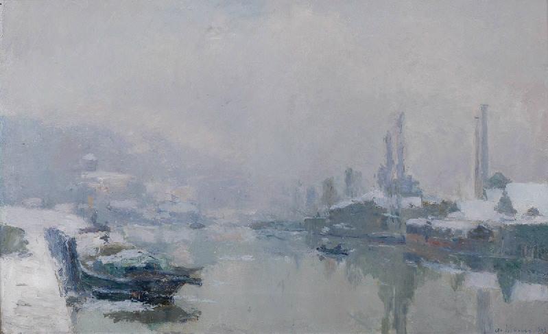 L'île Lacroix sous la neige_0
