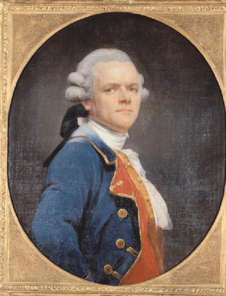 Autoportrait en officier de marine, Joseph Ducreux, 1795 vers