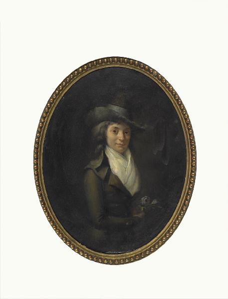 Portrait de femme en costume d'écuyère_0