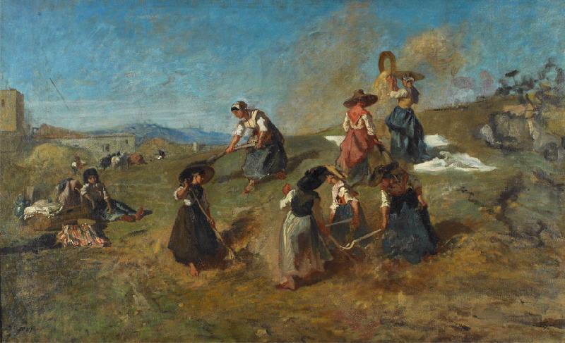 La moisson en Provence, Eugène Fromentin, 1875
