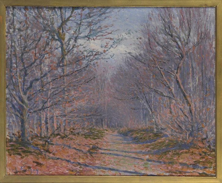 Sous bois en automne, Charles Frechon, 1929
