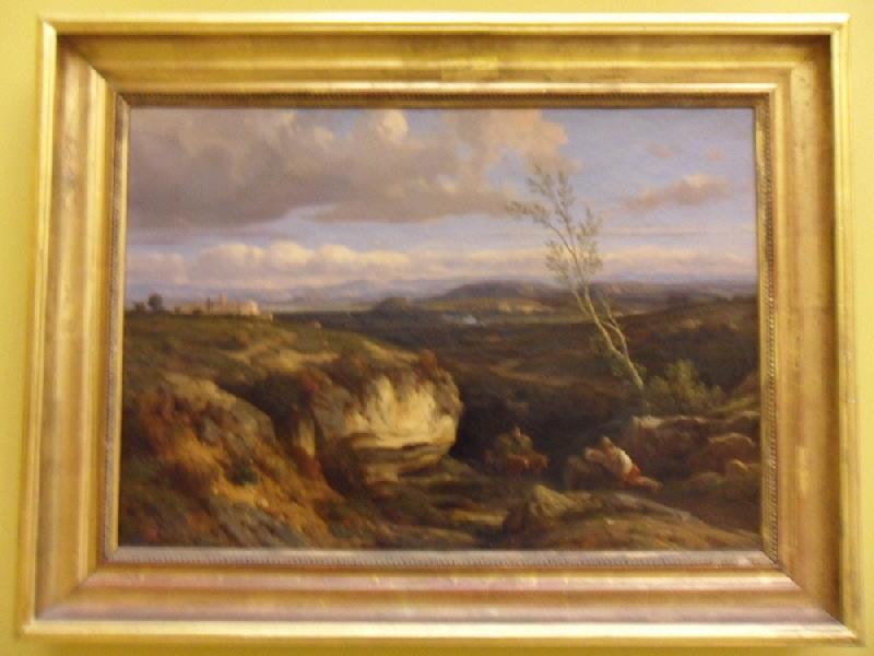 Paysage italien, Léon Fleury, 1858