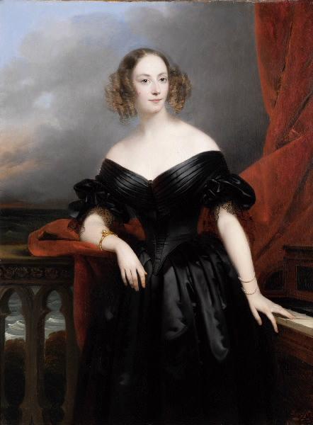 Portrait de Madame Rampal, comtesse de Grigneuseville, Claude Marie Dubufe, 1864