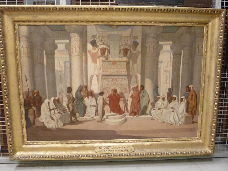Joseph expliquant les songes de Pharaon, Adrien Guignet, 1845