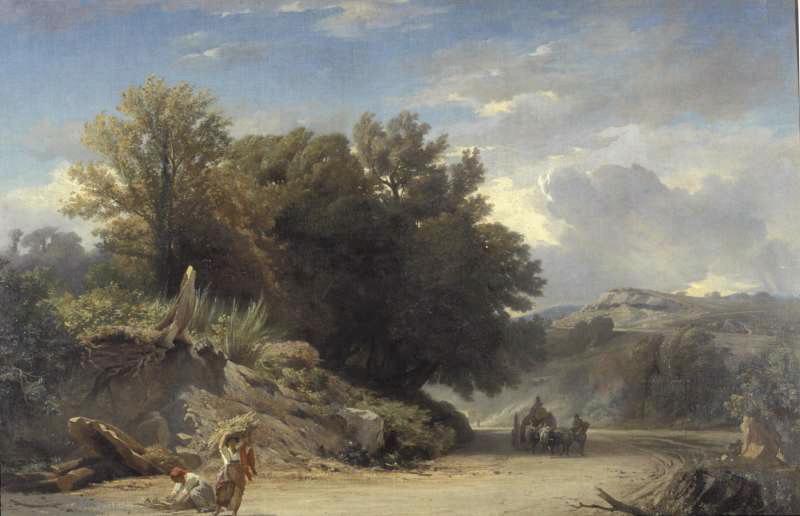 Paysage des environs de Rome, Jean-Achille Benouville, 1853
