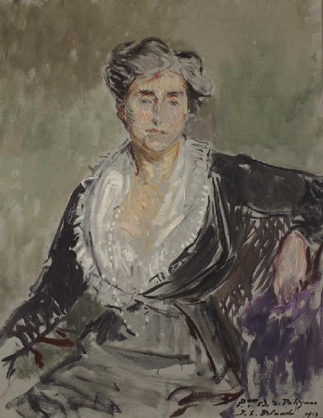 Etude pour le portrait de Winnaretta Singer, princesse Edmond de Polignac_0