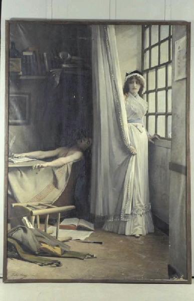 Charlotte Corday ; mort de Marat, Jules Charles Aviat, 1880