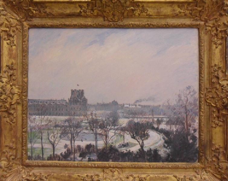 Le jardin des Tuileries - effet de neige_0