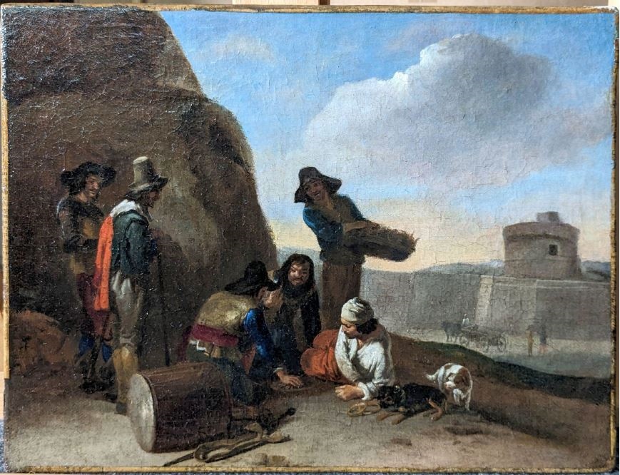 Maraudeurs italiens ; Une halte, Jan Miel, 1ère moitié 17e siècle, 3e quart 17e siècle