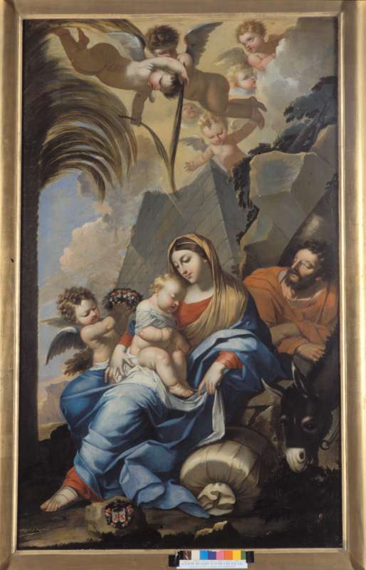 Repos pendant la fuite en Égypte, René Dudot, 1653-1659