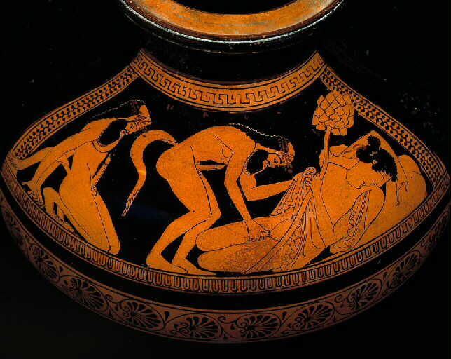 Satyres et ménade endormie_1
