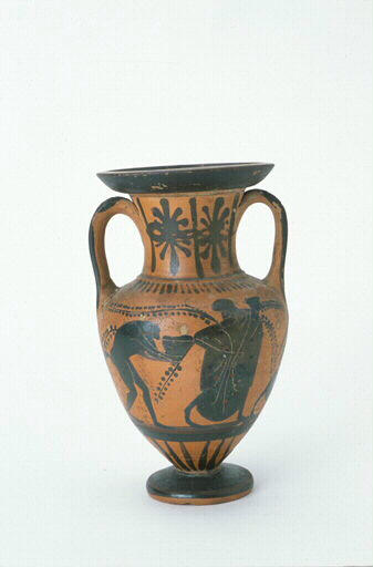 Déesse montant en char et Dionysos et un silène_0