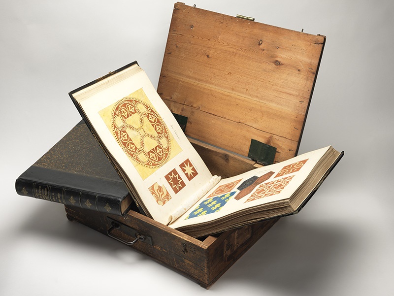Manuscrit : Céramique. Carrelages et pavages anciens (Tome 2), J. Héliot, 1880-1890