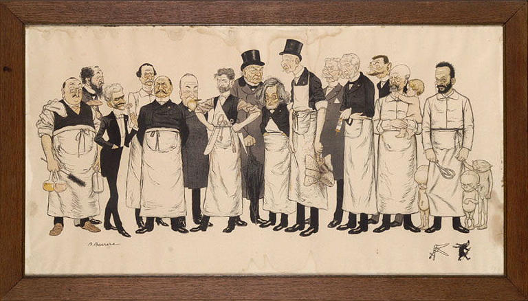 Les professeurs de la Faculté de médecine de Paris, Adrien Barrere, 1900-1905