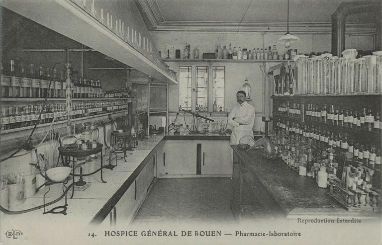Hospice Général de Rouen, pharmacie-laboratoire_0