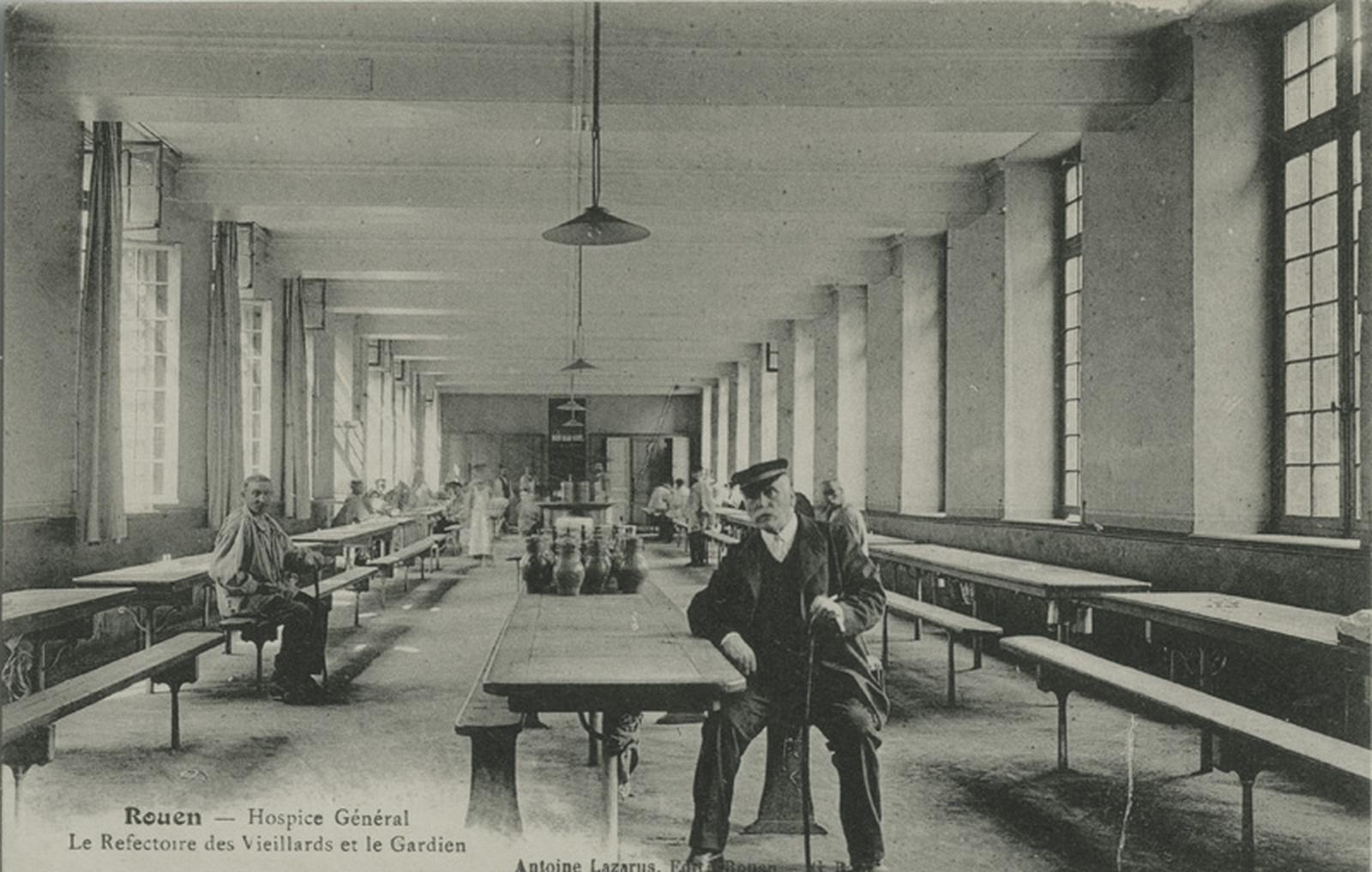 Hospice Général de Rouen, réfectoire vieillards_0