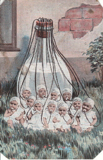 Bébés et biberon à long tuyau_0