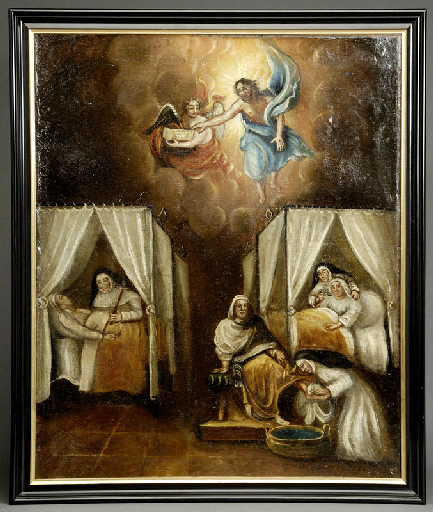 Soeurs Augustines soignant des malades_0