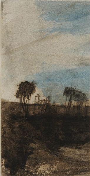 Paysage Guernesiais, Victor Hugo, 1855-1856