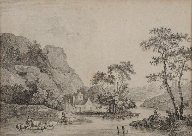 IIème vue des environs de Caudebec en Normandie — Mlle de La Bichardière