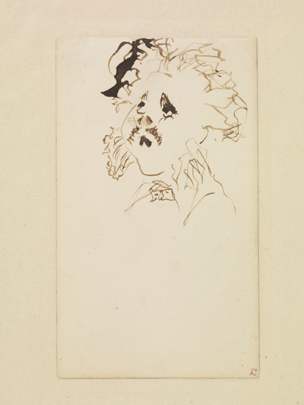 Jeune homme à la moustache, Victor Hugo, 1865 vers