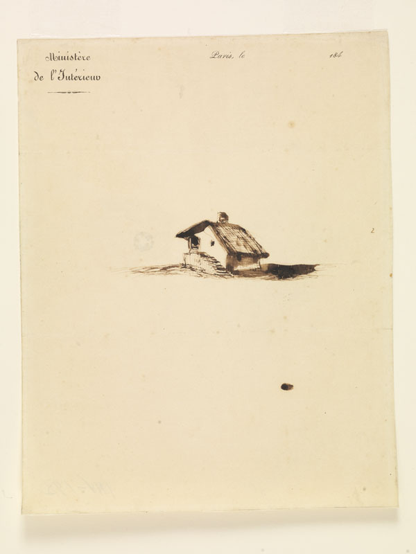 Masure paysanne, Victor Hugo, 1840-1843