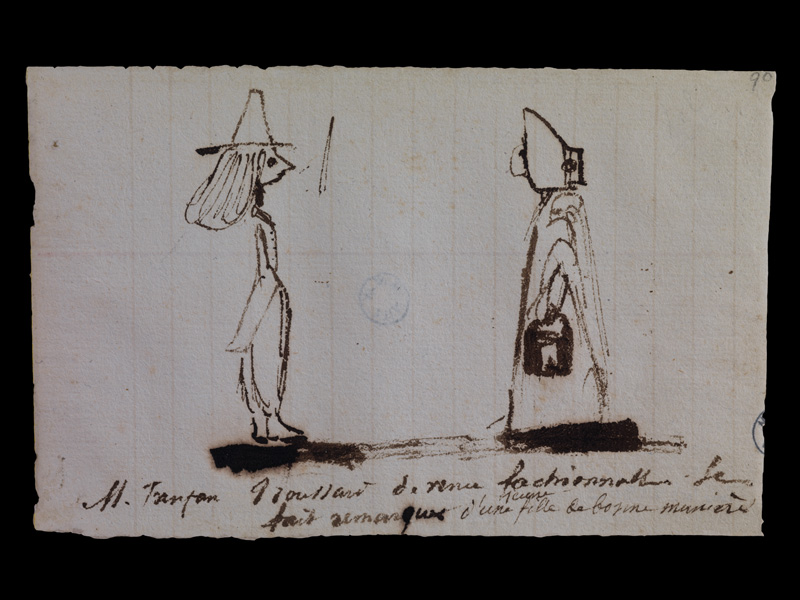 M. Fanfan Troussard devenu fachionnable... (M. Fanfan Troussard devenu fachionnable se fait remarquer d'une jeune fille de bonnes manière), Victor Hugo, 19e siècle