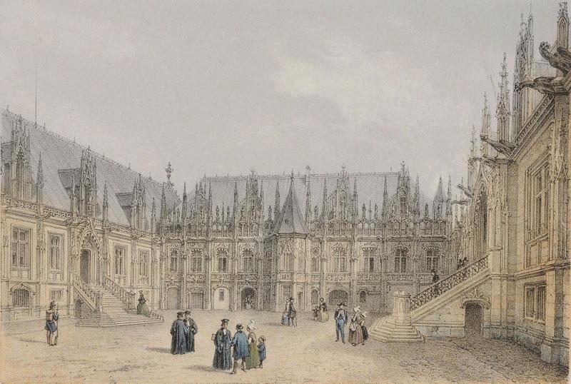 Le Palais de justice de Rouen, Deroy