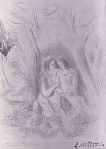 Etude pour la peinture 'Les Lilas'_0